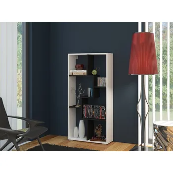 police Regál USKON II, bílá/černá, 5 let záruka + vyzvednutí ZDARMA