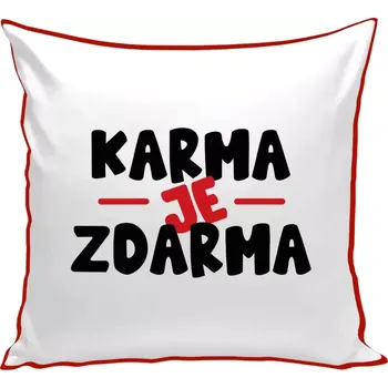 Polštář Polštář barevný 32x32 cm Karma je zdarma