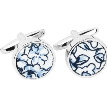 Manžetový knoflíček Bubibubi Bílé manžetové knoflíčky Summer Sky