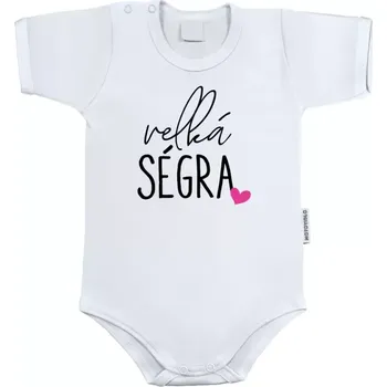 Dětské body s krátkým rukávem Velká ségra