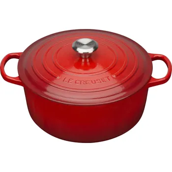 Pánev Le Creuset, Pekáč Signature 22 cm višňový - Formadore