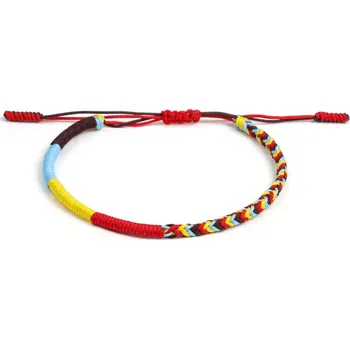 Náramek Tibetský náramek pro štěstí - DESERT vícebarevná