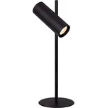 Lucide 09539/01/30 CLUBS - Stolní moderní černá lampička, 1 x GU10 (Stolní černé svítidlo s naklápěcím stínidlem)
