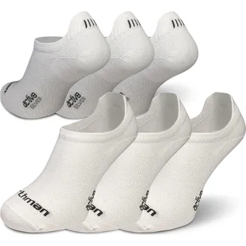 Pánské ponožky Northman Sportovní ponožky Multisport Mini Ultralight 3-pack Velikost: 45-47 Bílé Univerzální Sportovní Podkotníkové Ponožky