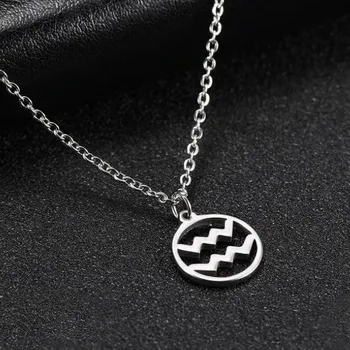 Přívěsek Pro Háčkování Přívěsek znamení zvěrokruhu VODNÁŘ 13 x 11 mm ocel