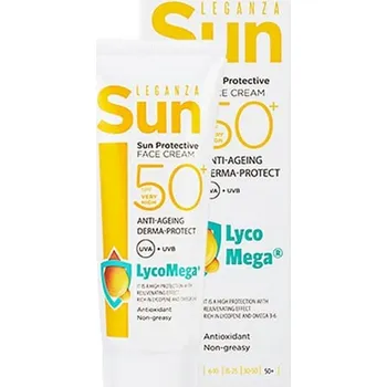 Přípravek na opalování Leganza Sun Opalovací krém SPF 50 na obličej 50 ml