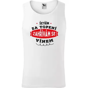 Pánské tílko Pánské tílko Malfini Core Zahřívám se vínem