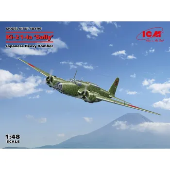Plastikový model 1/48 Ki-21-Ia 'Sally' Japan.Heavy Bomber (5x camo)