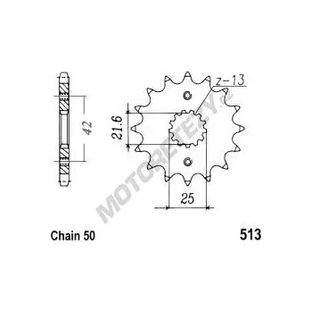Řetězová sada pro motocykl Řetězové kolečko SUZUKI RF 900 RR rok 94-00