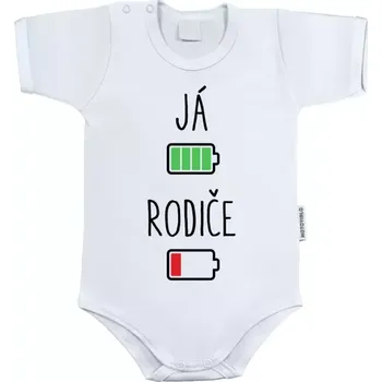 Kojenecký body Dětské body s krátkým rukávem Já + rodiče baterie