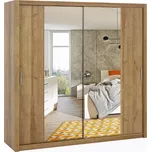 Gib Moderní šatní skříň s posuvnými dveřmi Veria 220 Barevné provedení: Dub zlatý