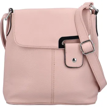 Kabelka Stylová dámská crossbody Wabinie, růžová