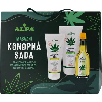 Kosmetická sada ALPA Masážní konopná sada