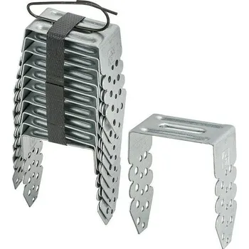 Tesařské kování Distanční spojka, 48 × 30 × 65 mm, ocel, pozinkováno, 10 ks 00330 065 PR