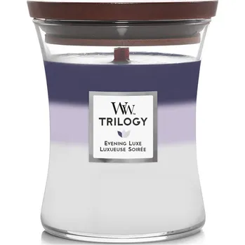 Svíčka WoodWick Trilogy Evening Luxe