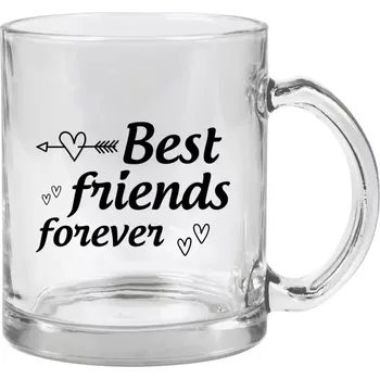 Hrnek 330 ml - skleněný Best friends forever #2