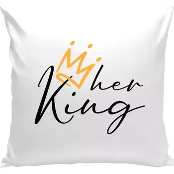 Polštář Polštář bílý 40x40 cm Her King