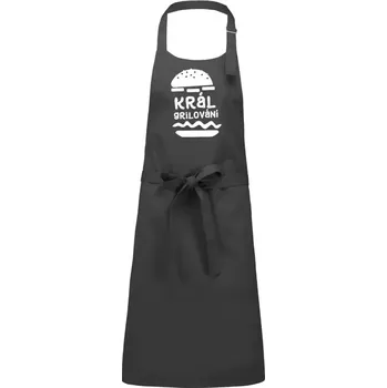 Kuchyňská zástěra Zástěra Kariban Classic GRIL - král grilování