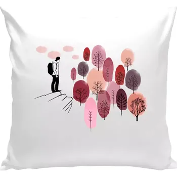 Polštář Polštář bílý 40x40 cm Vyhlídka