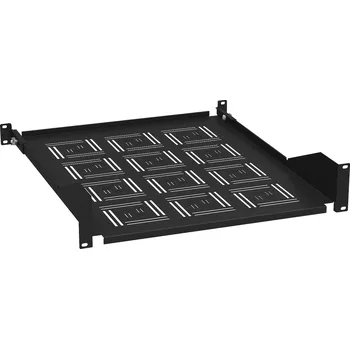 Rozvaděč SOLARIX Police 19" 2U 550mm pevná BK úchyt na přední i zadní lišty UP-35-B 80501550