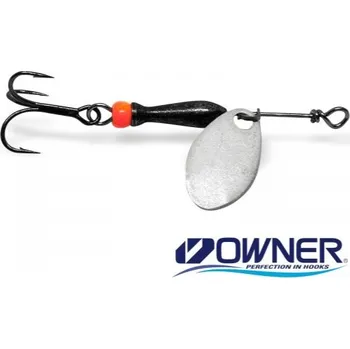 Umělá nástraha Rotační třpytka CLASSIC - SILVER (black/orange body)