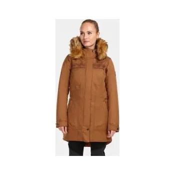 Kilpi PERU-W hnědá UL0125KI 36; Hnědá bunda + DÁREK DLE VÝBĚRU!