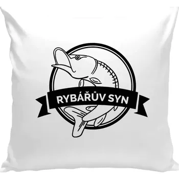 Polštář Polštář bílý 40x40 cm Rybářův syn