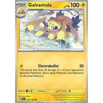 Karetní hra Pokémon PAR 065/182 Galvantula - Paradox Rift Stav: Near Mint, Verze: REVERSE HOLO