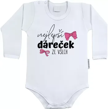 Kojenecký body Dětské body s dlouhým rukávem Nejlepší dáreček ze všech