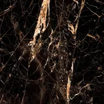 Slinutá dlažba Golden Black, 600 × 600 mm, lesklá P-600X600-1-GOLD BL