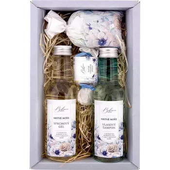 Sprchový gel BohemiaGifts Dárkový balíček mořské kosmetiky Premium s extraktem mořských řas a solí z Mrtvého moře