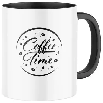 Keramický hrnek s potiskem Coffee time