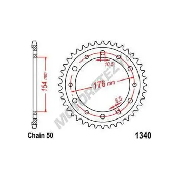 Řetězová sada pro motocykl Rozeta HONDA VFR 800 FI rok 98-01