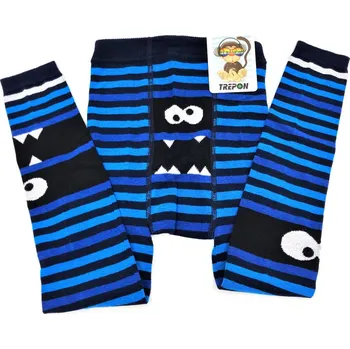 Dětské bavlněné legíny TREPON STRAŠÍK Modré 80-86