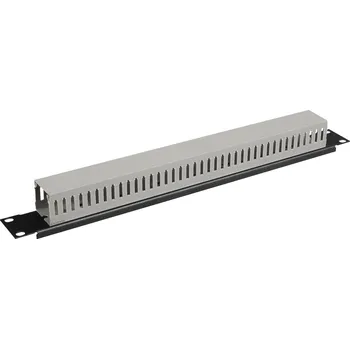 Rozvaděč SOLARIX Vyvazovací panel 19" 1U BK plastový VP-03-1-PK-B 80197002