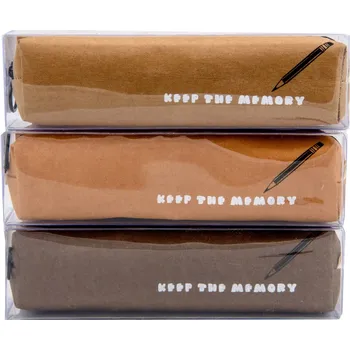 Penál Hnědé pouzdro na tužky Barva: tmavě hnědá