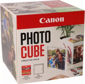 Fotopapír Canon PP-201 13x13 cm Photo Cube Creative Pack White Green 40 Sh.