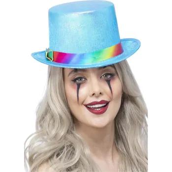 Karnevalový doplněk Klaunský modrý klobouk