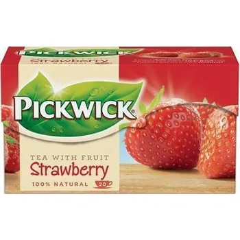 Čaj Pickwick Čaj, černý, 20x1,5 g, PICKWICK, jahoda 21851