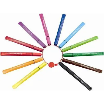Stabilo Fix Cappi, mix barev, 1mm, 12ks/bal., STABILO 16296