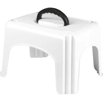 Stolička Stupínek do koupelny, 24,5 × 29,5 × 37,5 cm, nosnost: 150 kg 2080PT