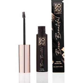 Barva na řasy a obočí SOSU Cosmetics Brow Beautiful Gel na obočí 02 Light Cool 5 ml
