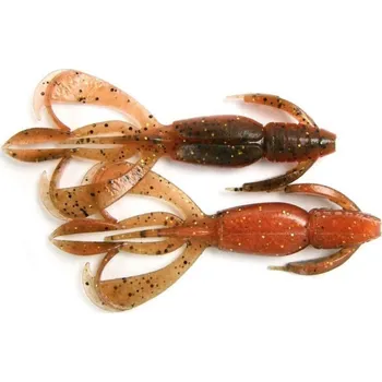 Umělá nástraha Keitech Gumová nástraha Crazy Flapper 2.4'' Green Pumpkin Orange Gold 6,1cm/10ks