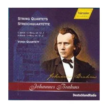 Zahraniční hudba CD Johannes Brahms: String Quartets = Streichquartette (C Minor / C-Moll, Op. 51, 1; A Minor / A-Moll Op. 51, 2) 2003