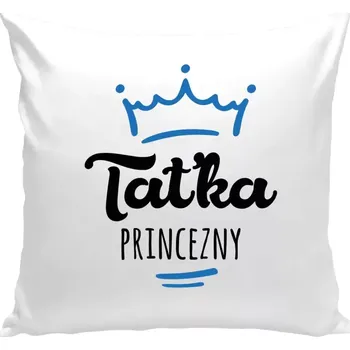 Polštář Polštář bílý 40x40 cm Taťka princezny