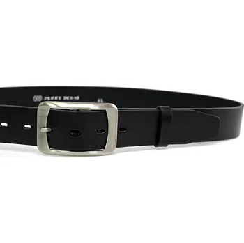 Opasek PENNY BELTS Kožený opasek 16263 černý - 90 cm