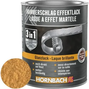 barva na kov Kladívková barva na kov 3v1 HORNBACH měď lesk 750 ml