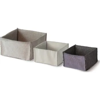 Úložný box Taška na pečivo 200 × 200 × 100 cm, bavlna/černá