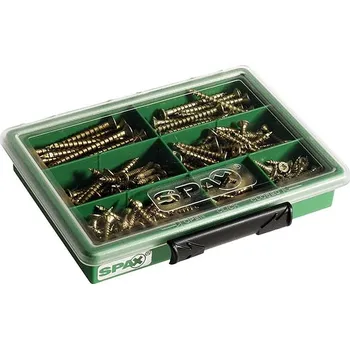 Vrut Spax Yellox Sada univerzálních vrutů, 245 ks, drážka: PZ 2 4000001991039