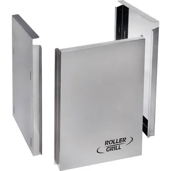 Příslušenství pro gril ROLLER GRILL International PŘEDNÍ A BOČNÍ NEREZOVÝ KRYT PRO GRILY 900 MM - HB53177